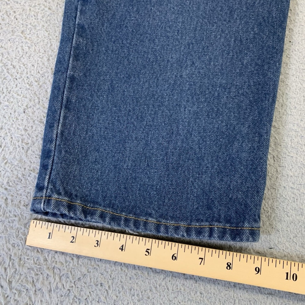 Levis 550 Jeans Mens 40x30 Blue Denim Relaxed Fit Straight 5-Pocket 100% Cotton - Picture 8 of 12